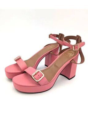 ATP Atelier Concesio Guava Vacchetta Womens Heel Sandals Sz EU40/US10